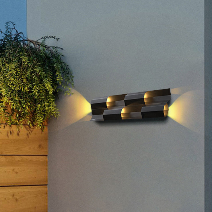 Stainless Steel Rectangular Patio Outdoor Light