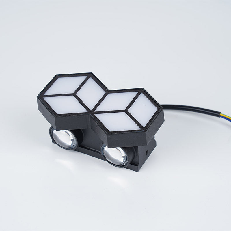 Aluminum Acrylic Lozenge Patio Outdoor Light