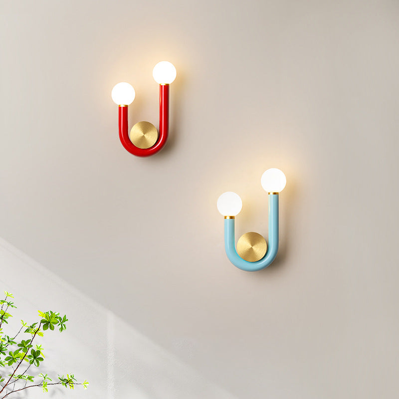 U-Shape Iron Aluminium Acrylic Wall Lamp