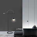 Fishing Rod Iron Glass Floor Lamp