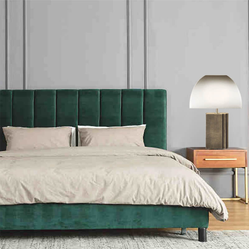 Gradient Fabric Resin Bedroom Table Lamp