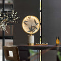 Hand Painted Enamel Round Table Lamp