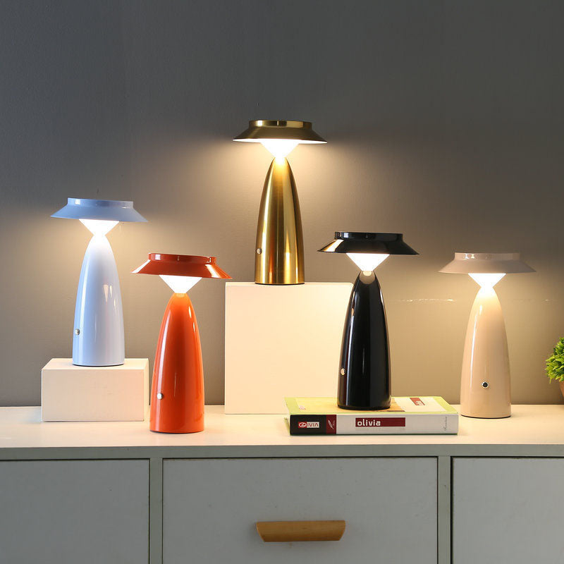 Mushroom Iron Acrylic Bedroom Table Lamp