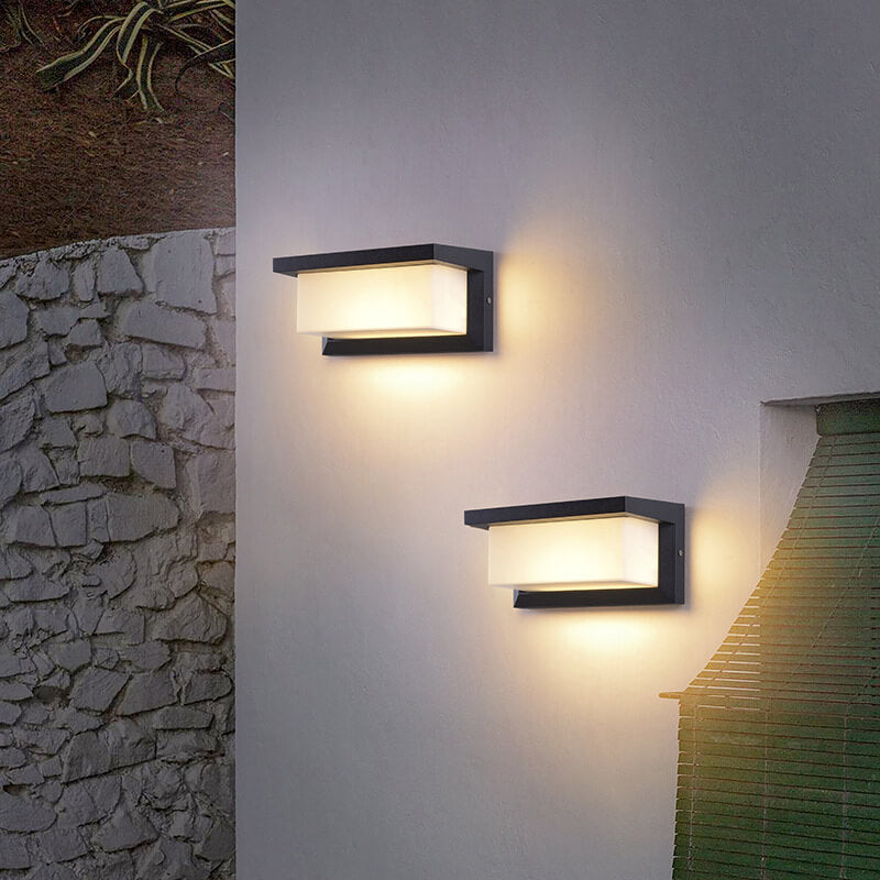 Rectangle PC Patio Outdoor Light