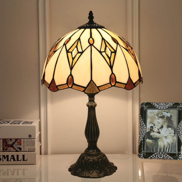 Baroque Gems Dome Stained Table Lamp