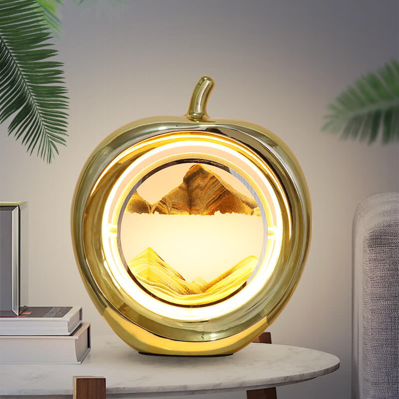 Apple Quicksand Painting Decorative Table Lamp
