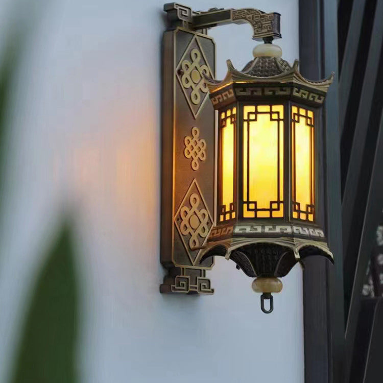 Aluminum Octagonal Pavilion Imitation Outdoor Light