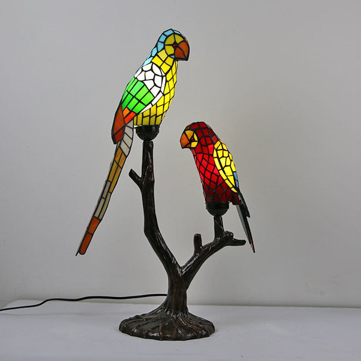 Bird Branch Design 2-Light Table Lamp