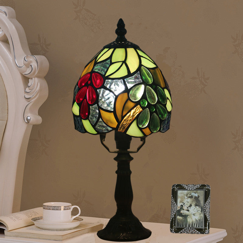 Grape Fruit Stained Glass Table Lamp