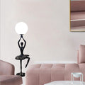 Ballet Girl Shape Orb Floor Lamp