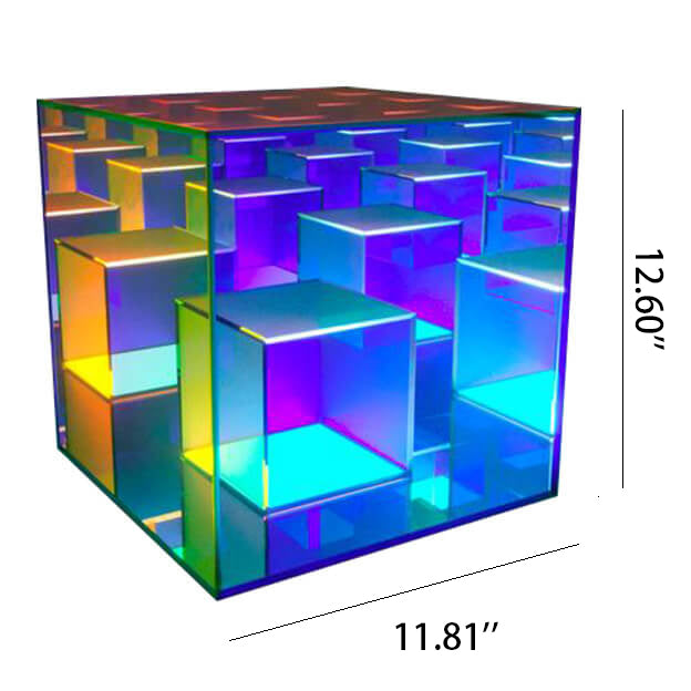 Stereo Rubik's Cube Night Table Lamp