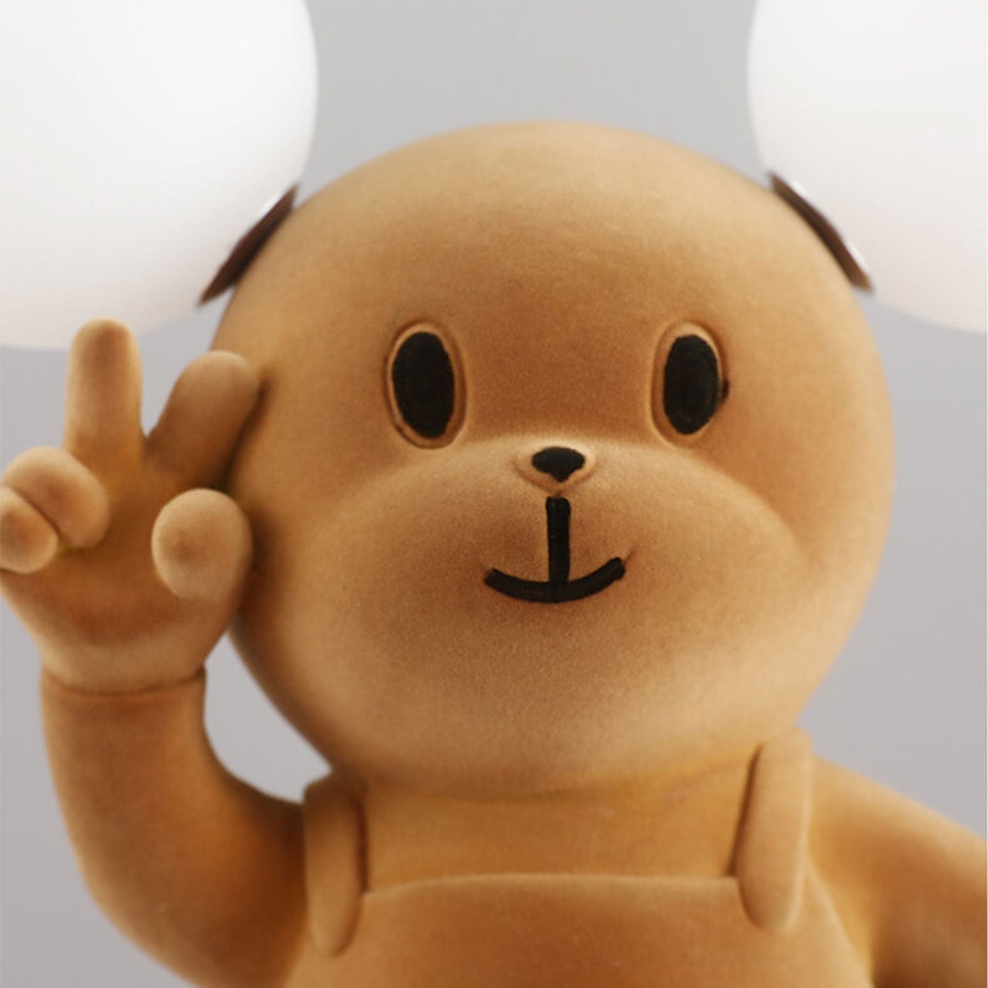 Cartoon Bear Khaki Resin Table Lamp