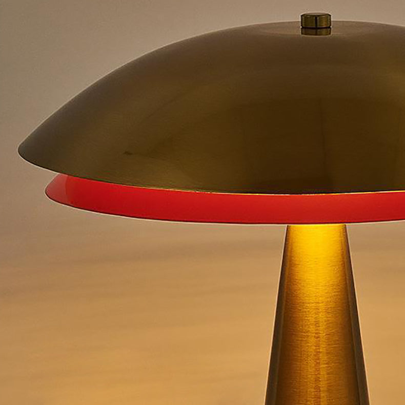 Iron Mushroom Shape Home 2-Light Table Lamp