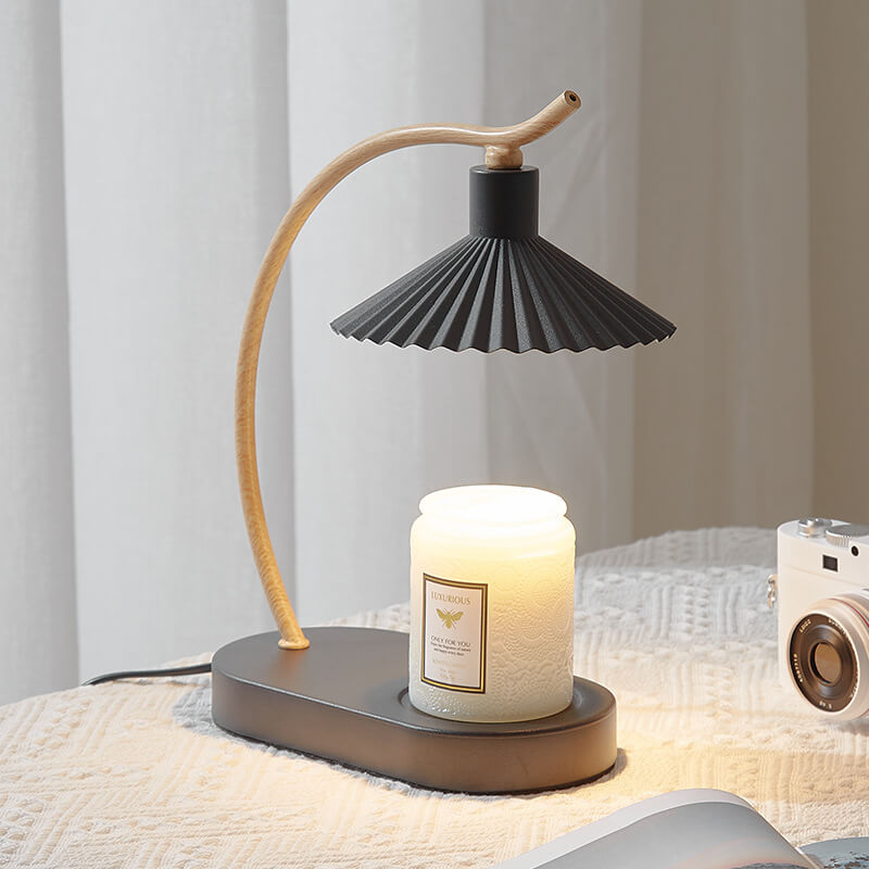 Iron Umbrella Shape Arc Table Lamp