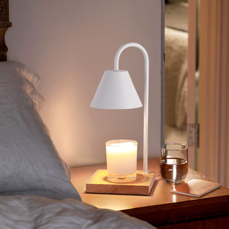 Solid Marble Cone Melting Table Lamp