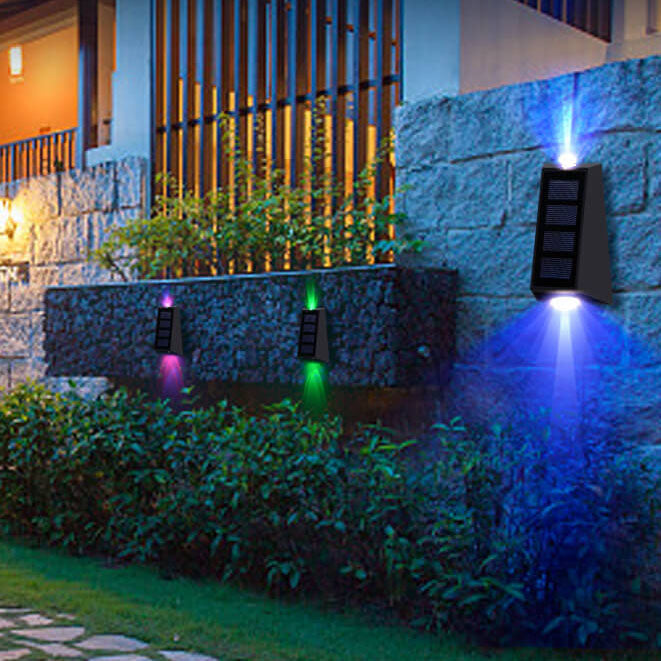 Trapezoid RGB Patio Outdoor Light
