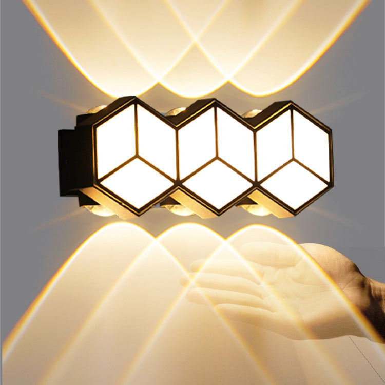 Aluminum Acrylic Lozenge Patio Outdoor Light