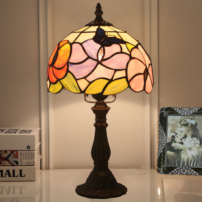 Dome Flower Zinc Alloy Table Lamp