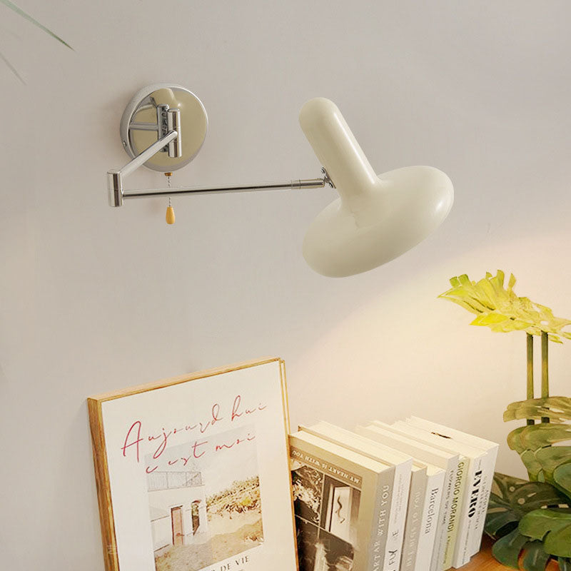 Wrought Iron Disc Living Wall Lamp
