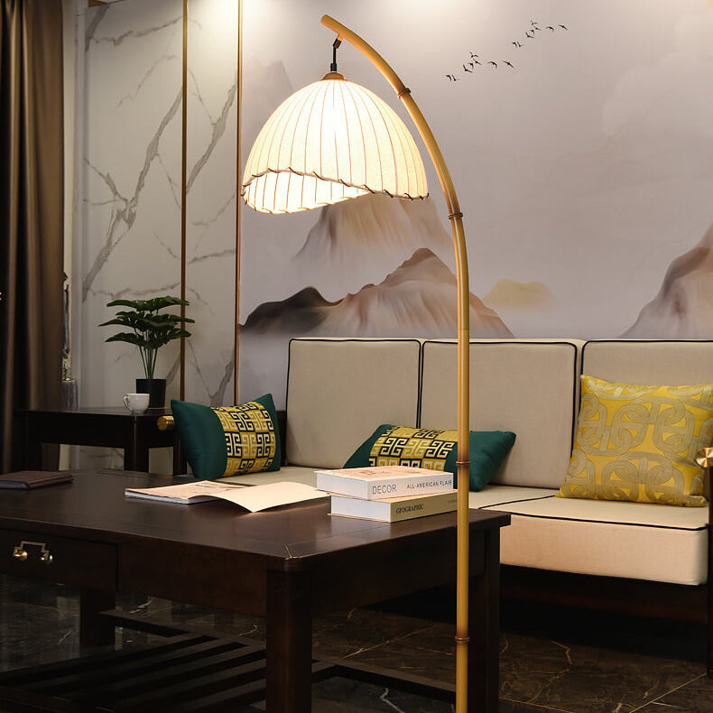 Retro Zen Simulation Bamboo Floor Lamp