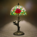 Dome Flower Hardware Stained Table Lamp