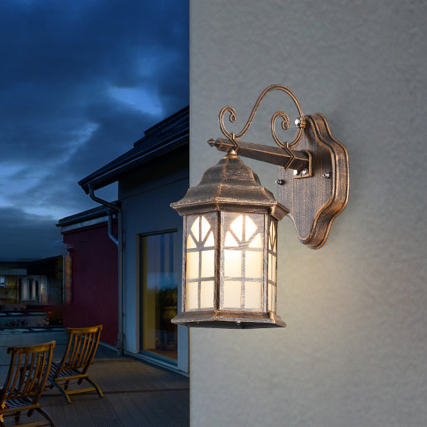 Aluminum Glass Cylinder House Outdoor Light