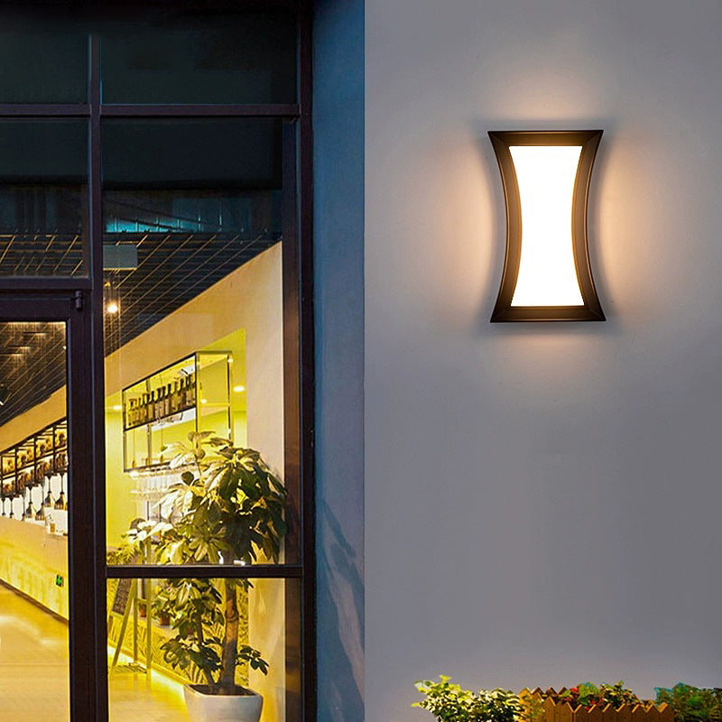 Aluminum Square PC Patio Outdoor Light