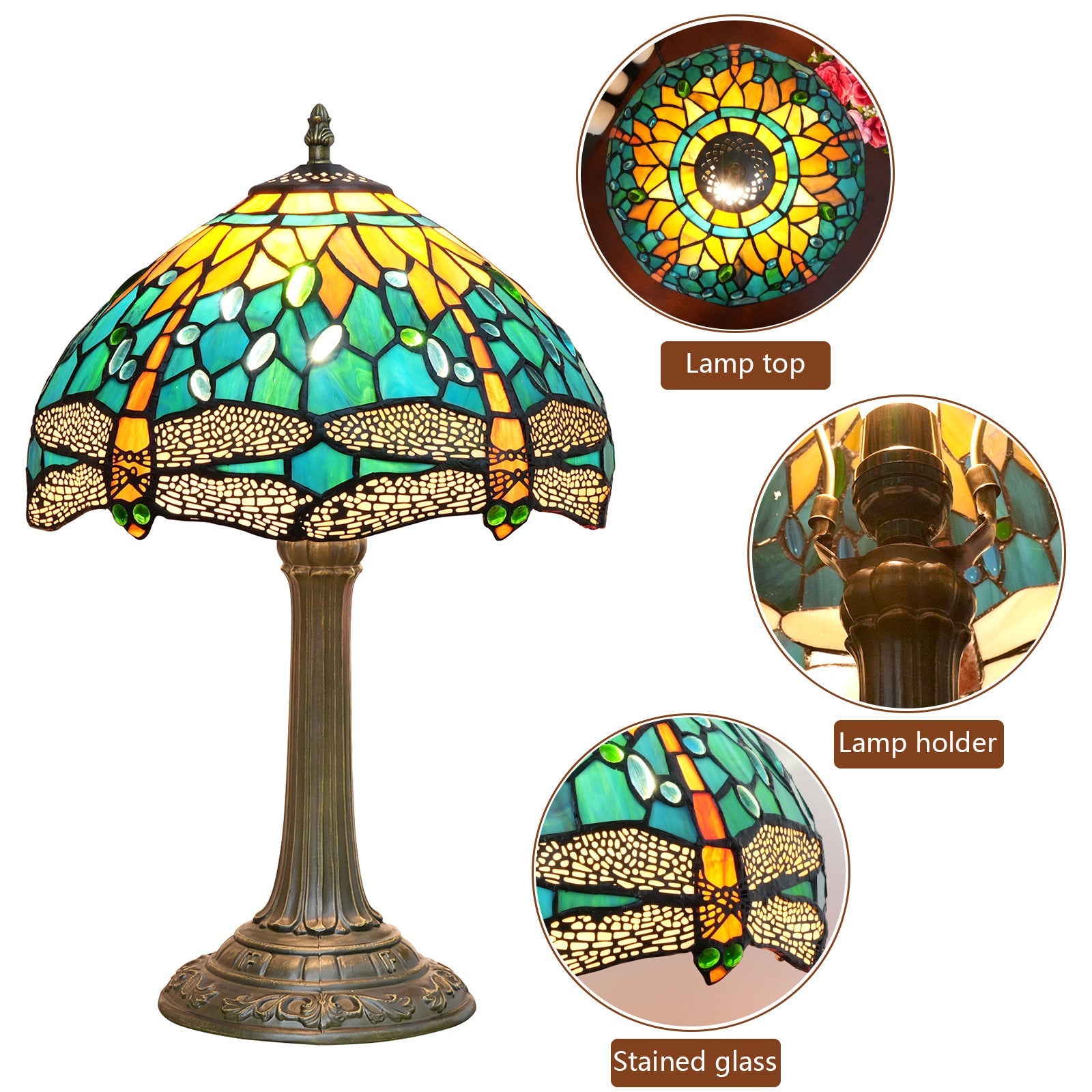Half Ball Cylinder Disc Table Lamp