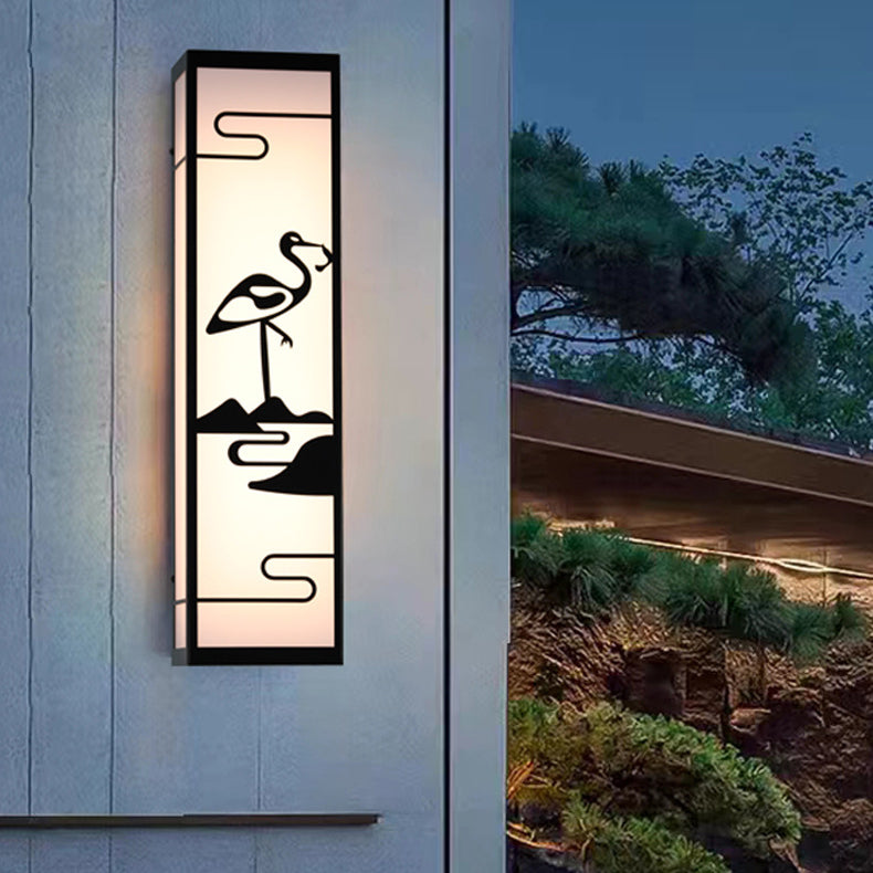 Crane Rectangle Patio Outdoor Light