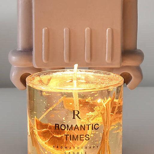 Resin Hardware Robot Melting Table Lamp