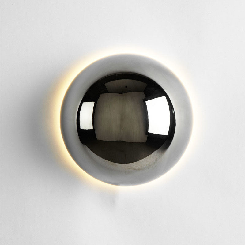 Meteorite Semicircle Metal Bedroom Wall Lamp