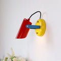 Iron Geometric Cylinder Living Wall Lamp