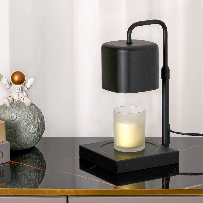 Square Iron Melting Wax Table Lamp
