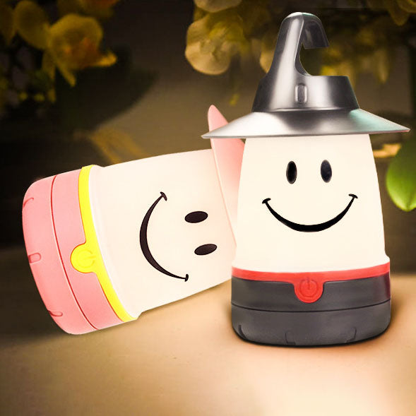 Smiley Lantern Camping Decorative Table Lamp