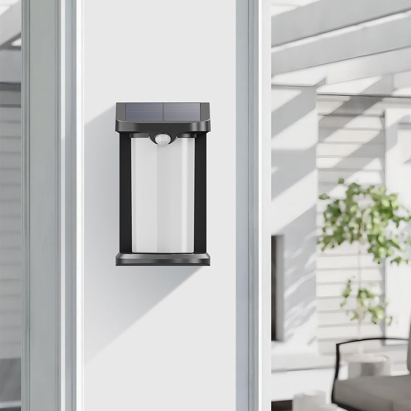 Cylinder Human Sensor Patio Outdoor Light