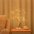 Simulation Gold Leaf Tree Table Lamp