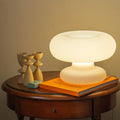 Danish Milk White Mushroom Table Lamp