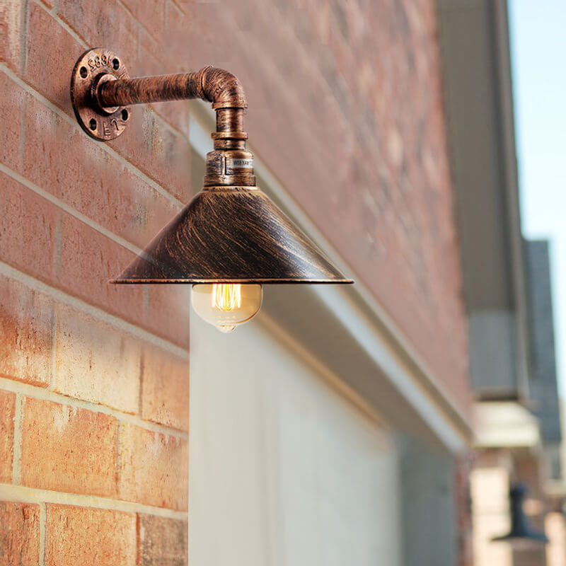Vintage Industrial Iron Wall Lamp