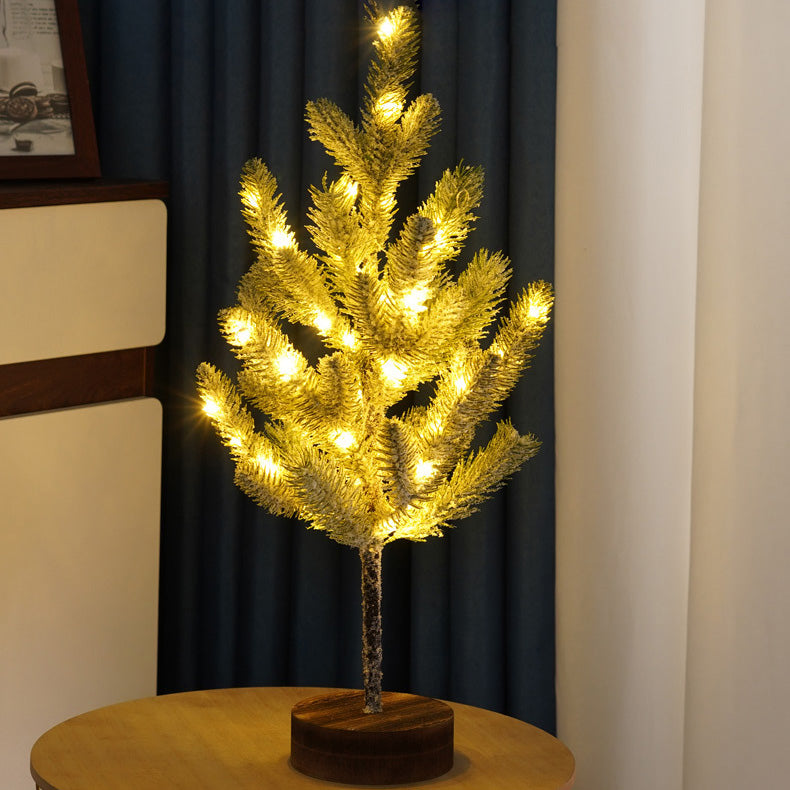 Pine Needle Tree PVC Table Lamp