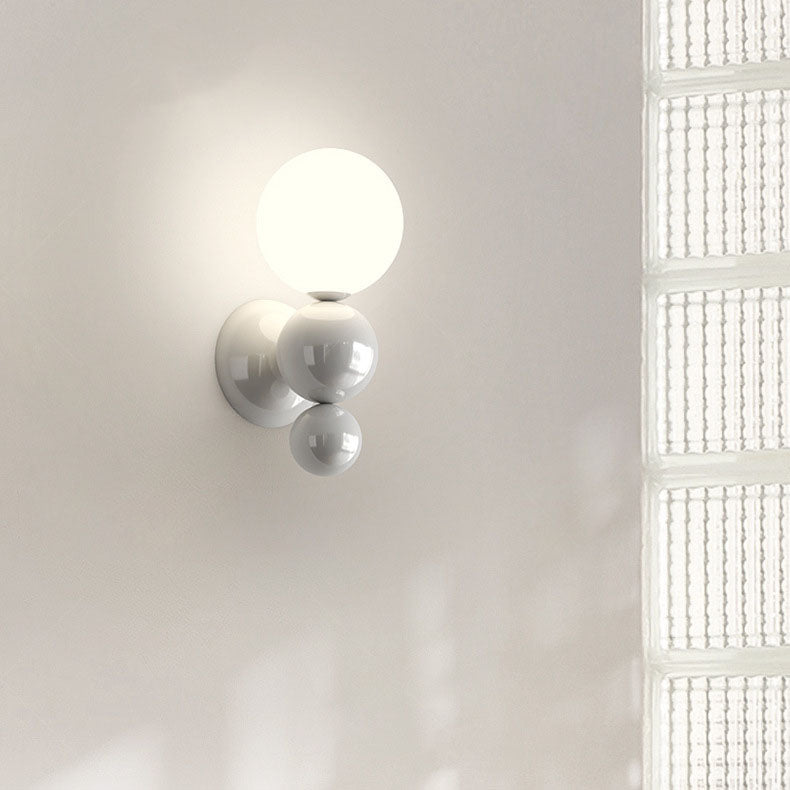 Cream Style Pearl Shape Wall Lamp