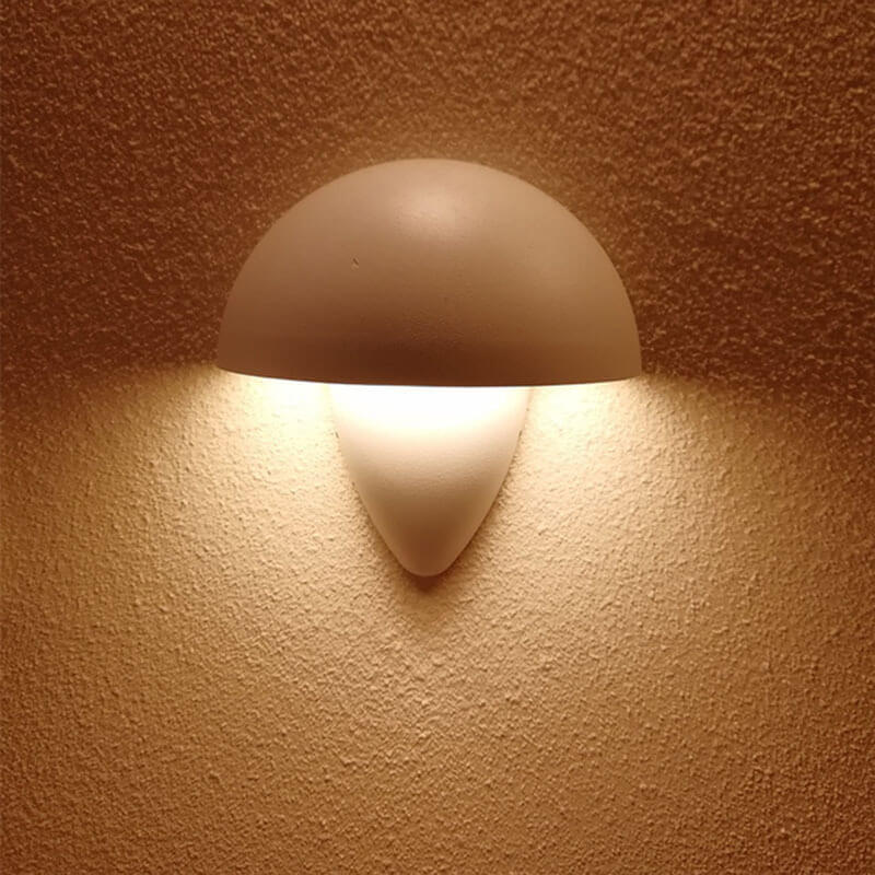 Aluminum Mushroom Outdoor Light