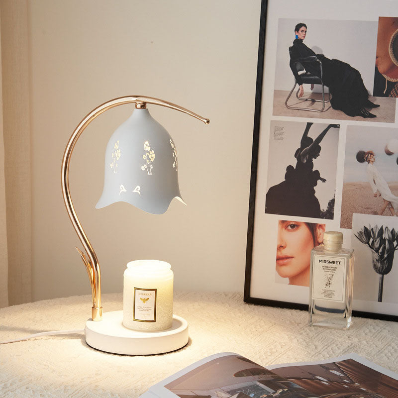 Iron Rose Melting Wax Table Lamp