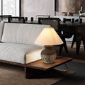 Fabric Ceramic Jar Study Table Lamp