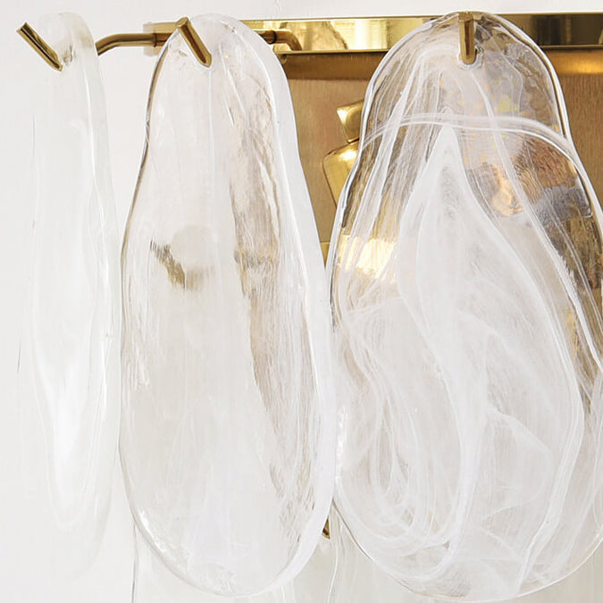 Glass Shell Pearl 2-Light Wall Lamp