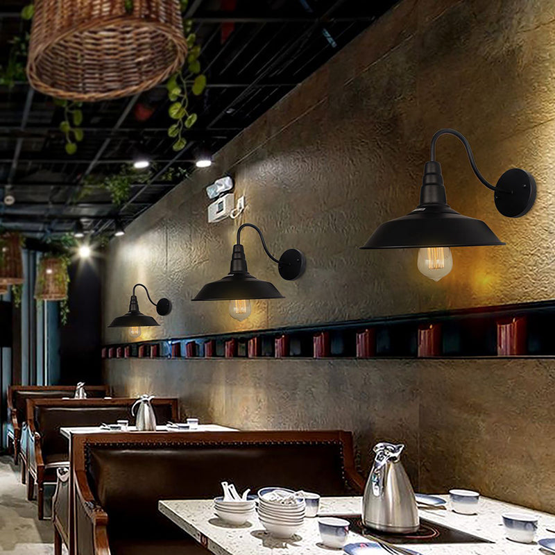 Iron Round Dining Room Wall Lamp