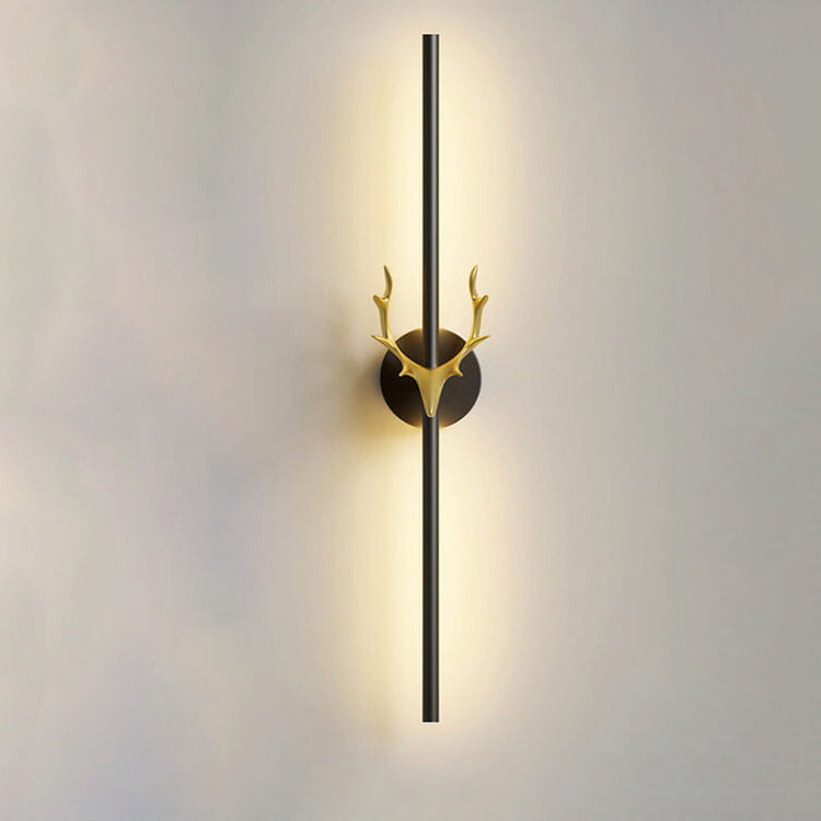 Aluminum Long Strip Antler Wall Lamp