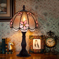 Plum Flower Stained Glass Table Lamp