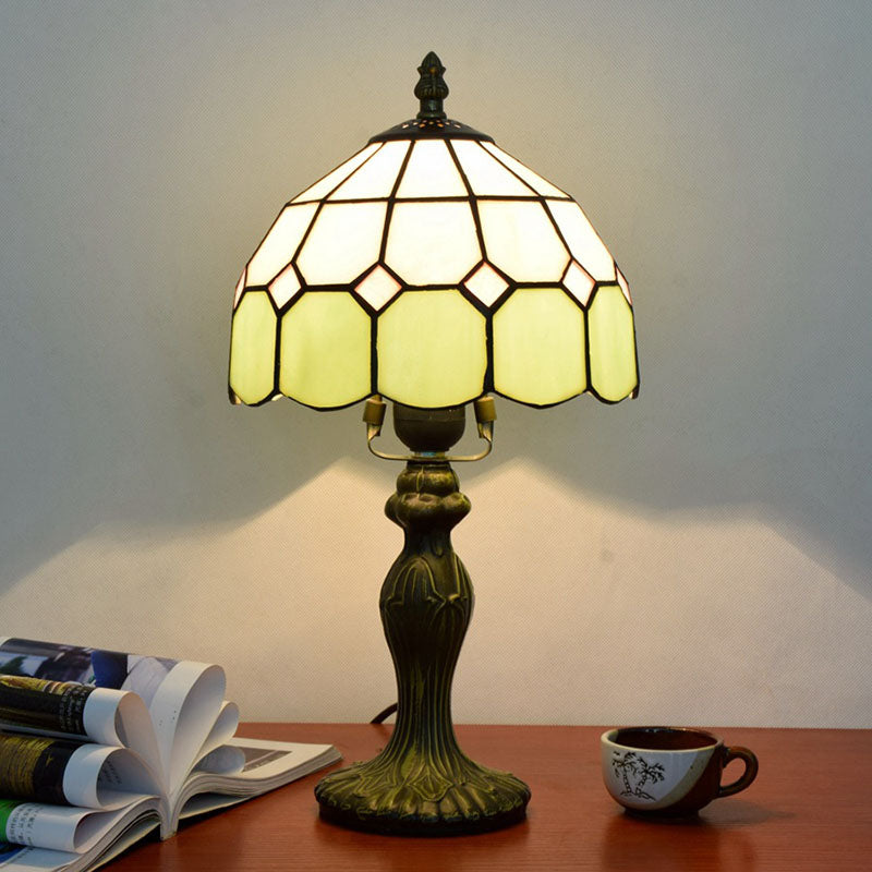 Aluminum Alloy Glass Dome Table Lamp