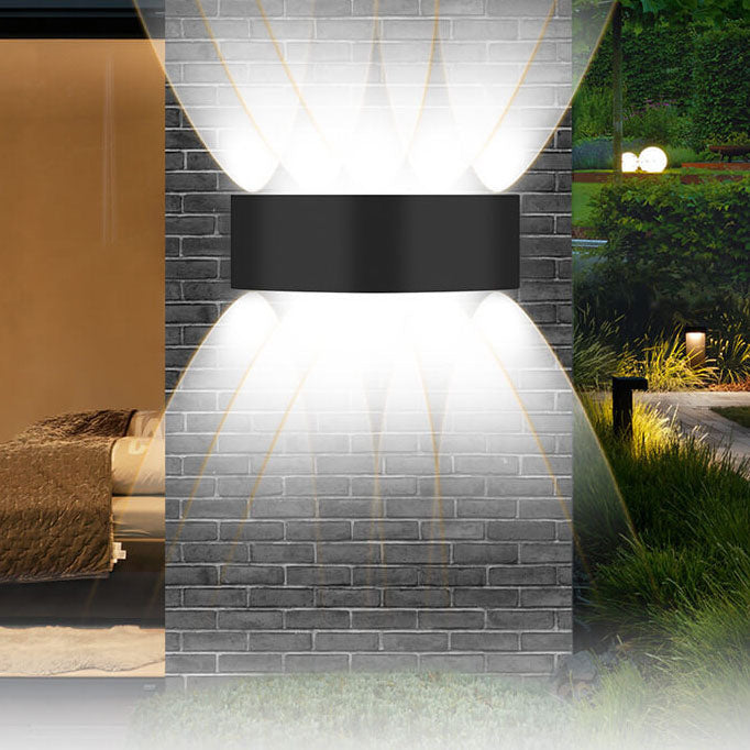 Black Aluminum Patio Outdoor Light