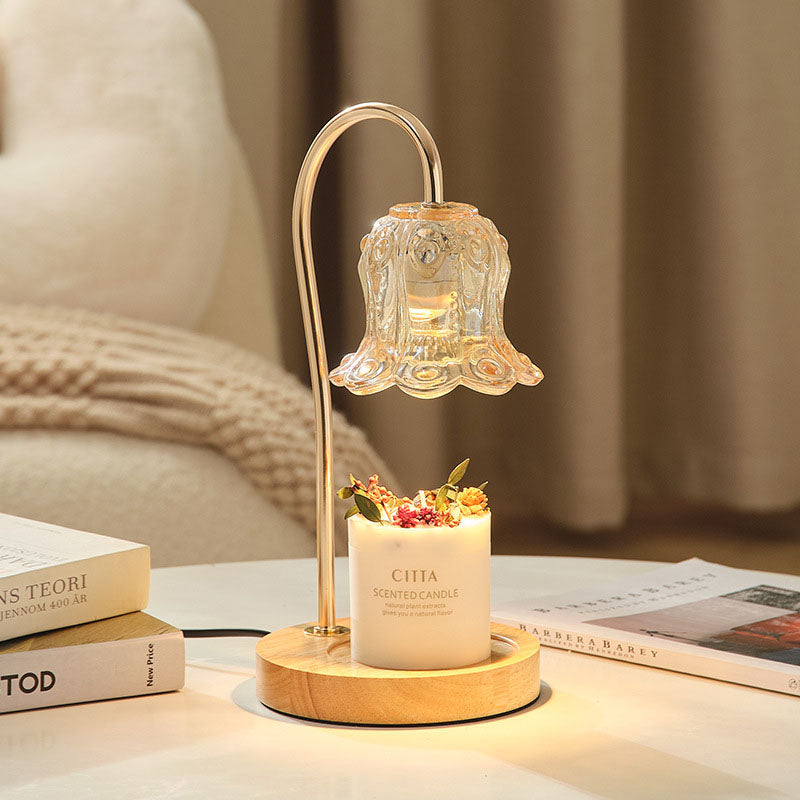 Solid Wood Lily Valley Table Lamp
